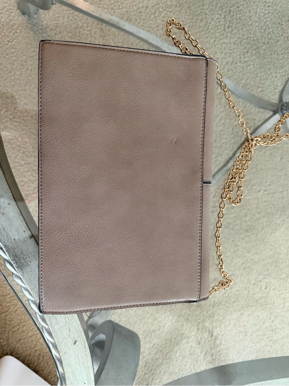 Melie Bianco Snakeskin Crossbody Bag - Picture 3 of 5